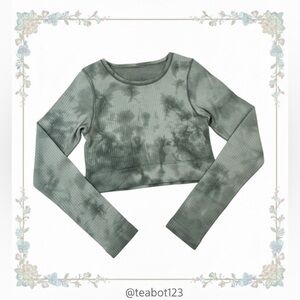 Lululemon Ebb to Street Long Sleeve Shirt * Marble Dye